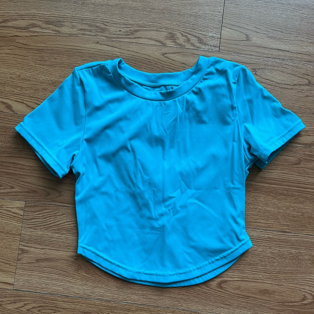 Barely worn BuffBunny Collection Teal Crop Top